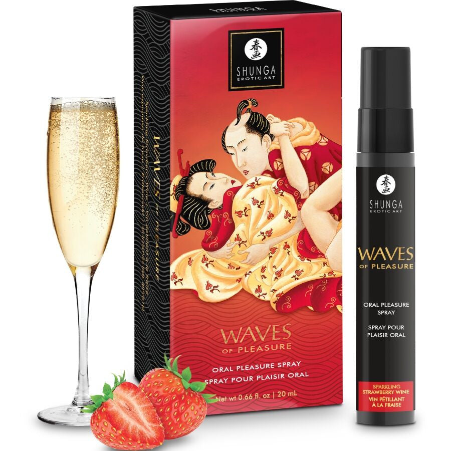 Shunga - Sensual Strawberry-flavored Spray For Oral Pleasure