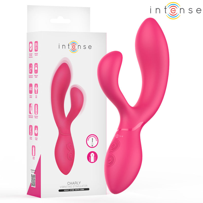 Intense Vibrator Adjustable 7 Modes Usb Charging 19.7 Cm Black