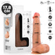 Mr Intense Dildo Realistic With Suction Cup 17.8 Cm Black