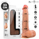Mr Intense Dildo Detailed Anatomy 23 Cm Black