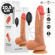 Mr Intense Dildo Ejaculation Function Tactile Realism 20.5 Cm Black