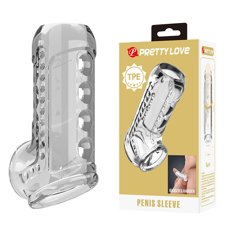 Pretty Love Transparent Patterned Penis Protector