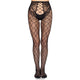 Leg Avenue 1966 – Black Fishnet Stockings With Suspenders