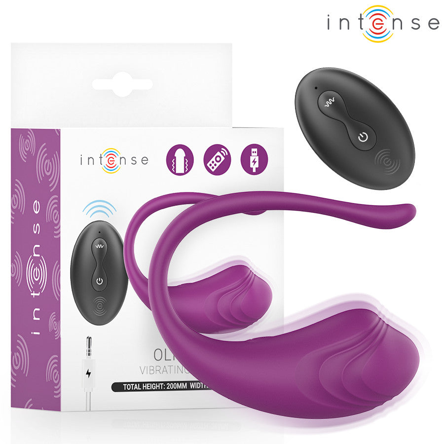 Intense Olivia – Remote Controlled Vibrating Egg In Purple