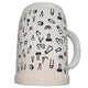 Kubek ceramiczny Diverty Sex 700 ml biały z jasnym uchwytem