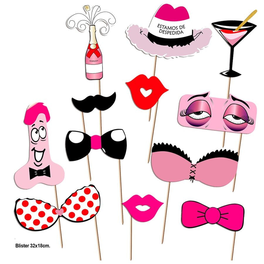 Diablo Picante Photocall Party Set 12 Pieces