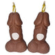 Diverty Sex Decorative Suction Candles With Numbers Mulatto 2 Pieces