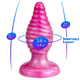 Silexd Anal Plug Thermoreactive Spiral Texture 9.2 Cm Pink