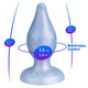 Silexd Anal Plug Thermoreactive Soft-hard 9.2 Cm Pearl Blue