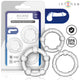 Intense Penis Ring Set 3 Pieces Waterproof Comfortable Silicone