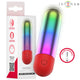 Intense Vibrator Vibrating 10 Modes Usb Charging Waterproof 7 Cm Rainbow Color