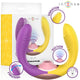Intense Vibrator 3 In 1 Suction And Vibrating 10 Modes Rechargeable Waterproof Black