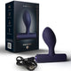 Rocks-off Anal Plug 16 Vibration Levels Waterproof Prostate Stimulating Blue Usb Rechargeable
