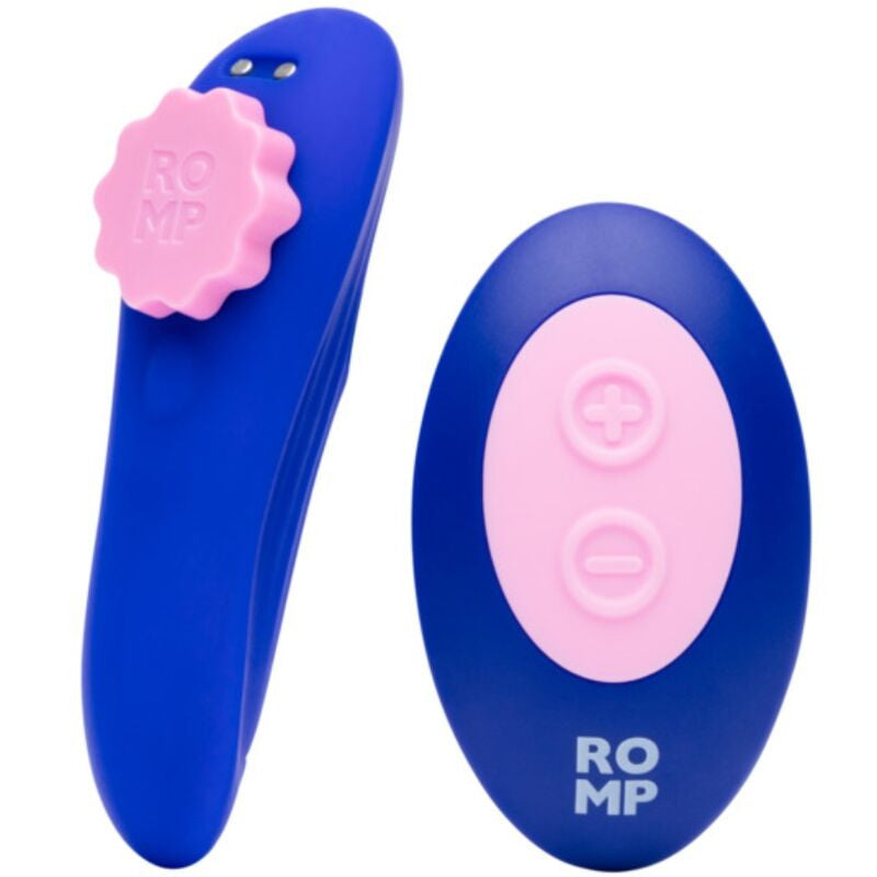 Romp Vibrating Silicone Panties Remote Control 6 Levels Waterproof Black