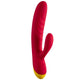 Romp Vibrator Dual Stimulation Usb Rechargeable Waterproof Red