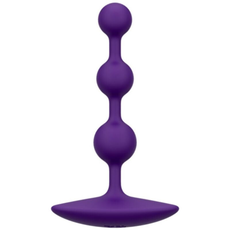 Romp Anal Beads Flexible Silicone 12.5 Cm Purple