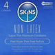 Skins Condoms Latex Free Ultra Thin 57 Mm Diameter 4-pack
