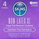 Skins Condoms Latex-free Ultra Thin 57 Mm Xl 4-pack