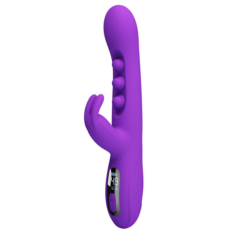 Pretty Love Vibrator Feeler Stimulation 9 Vibrations 4 Rhythms Purple