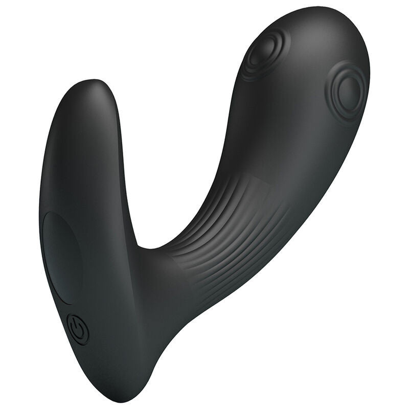 Pretty Love Prostate Vibrator 7 Vibrations 7 Thrusts Black Remote Control