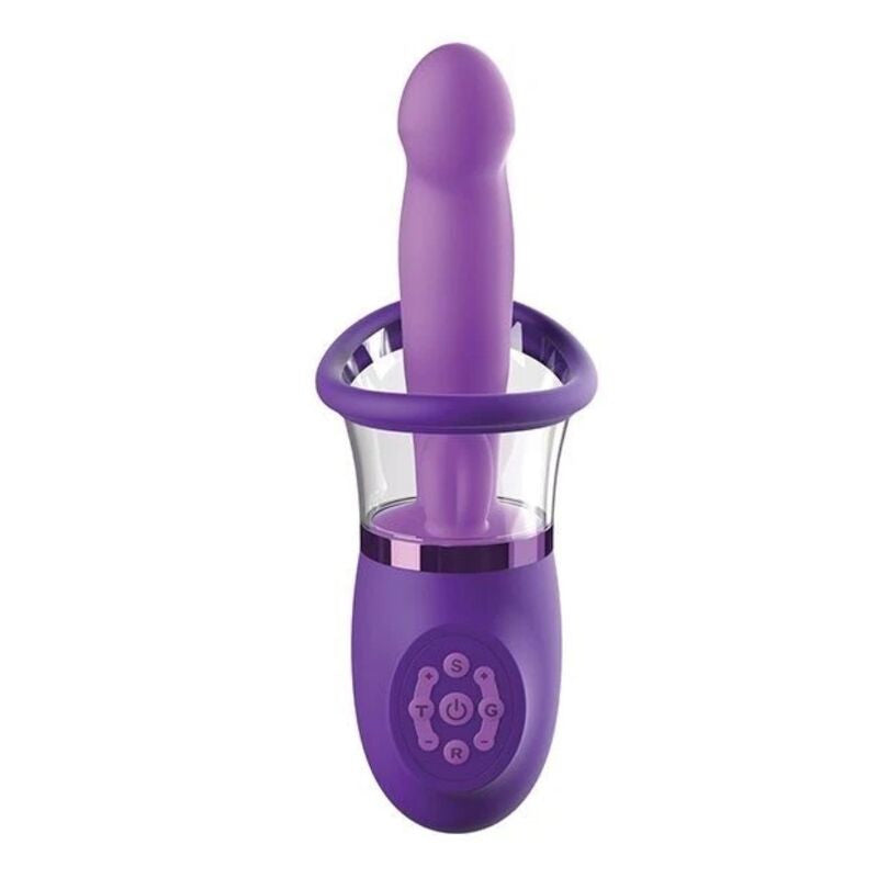 Fantasy For Her Vibrator Rabbit Vibrating Suction Multi-mode 20.3 Cm Purple