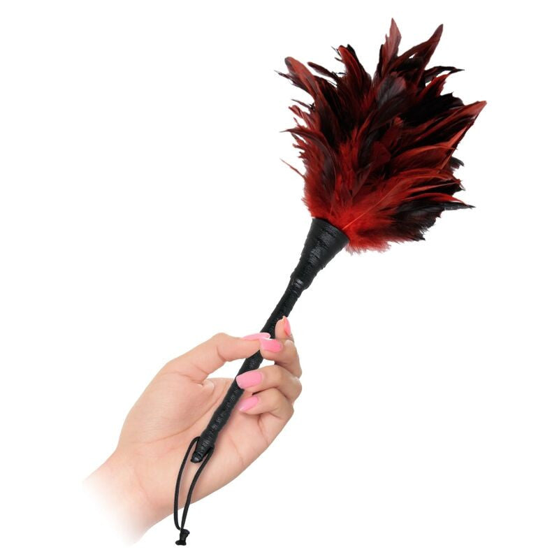 Fetish Fantasy Feather Caresser Sensual Skin Stimulation Black-red
