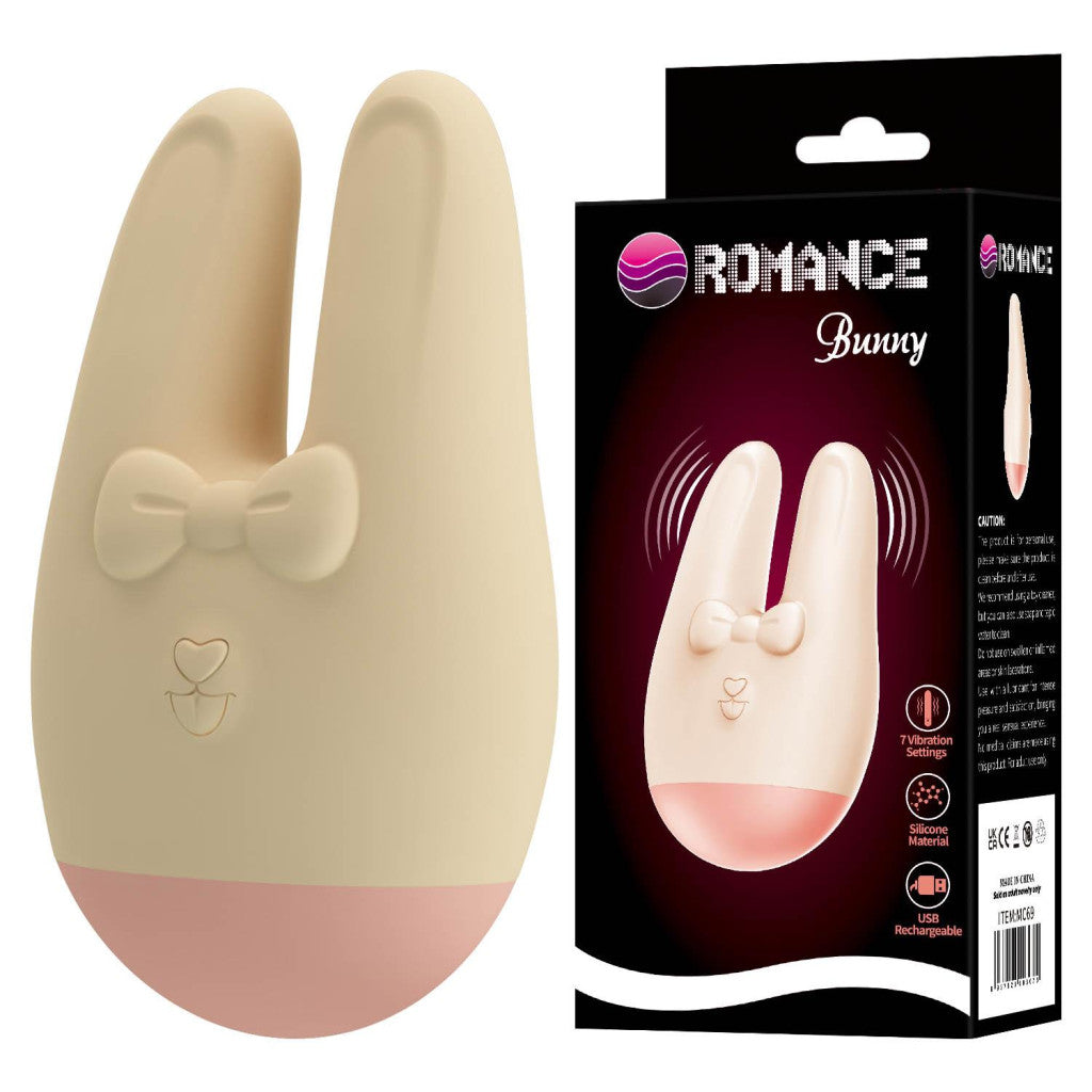 Bunny Vibrator 7 Vibration Modes Compact Silicone