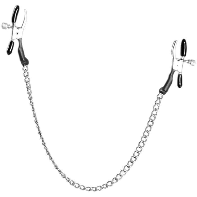 Fetish Fantasy - Sensual Nipple Clamps With Chain