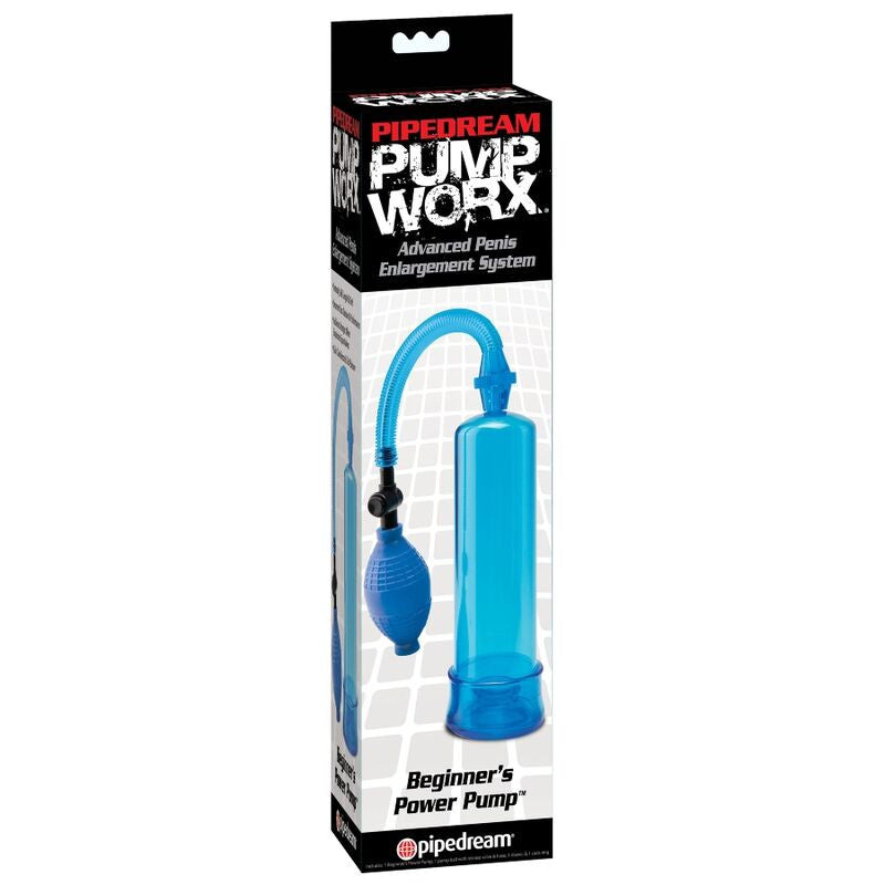 Pump Worx - Beginner Size Transparent Vacuum Pump Blue