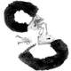 Fetish Fantasy – Premium Black Fur Handcuffs