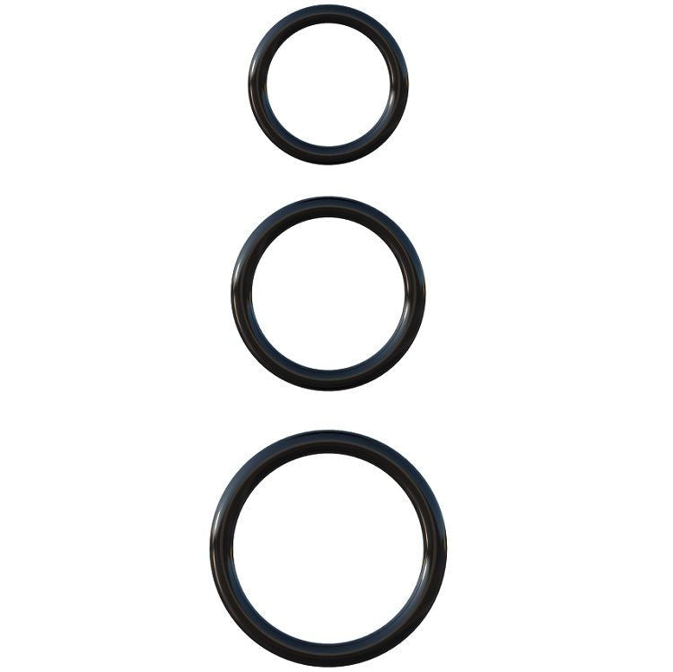 Fantasy C-ringz – Silicone 3 Ring Vibrating Set