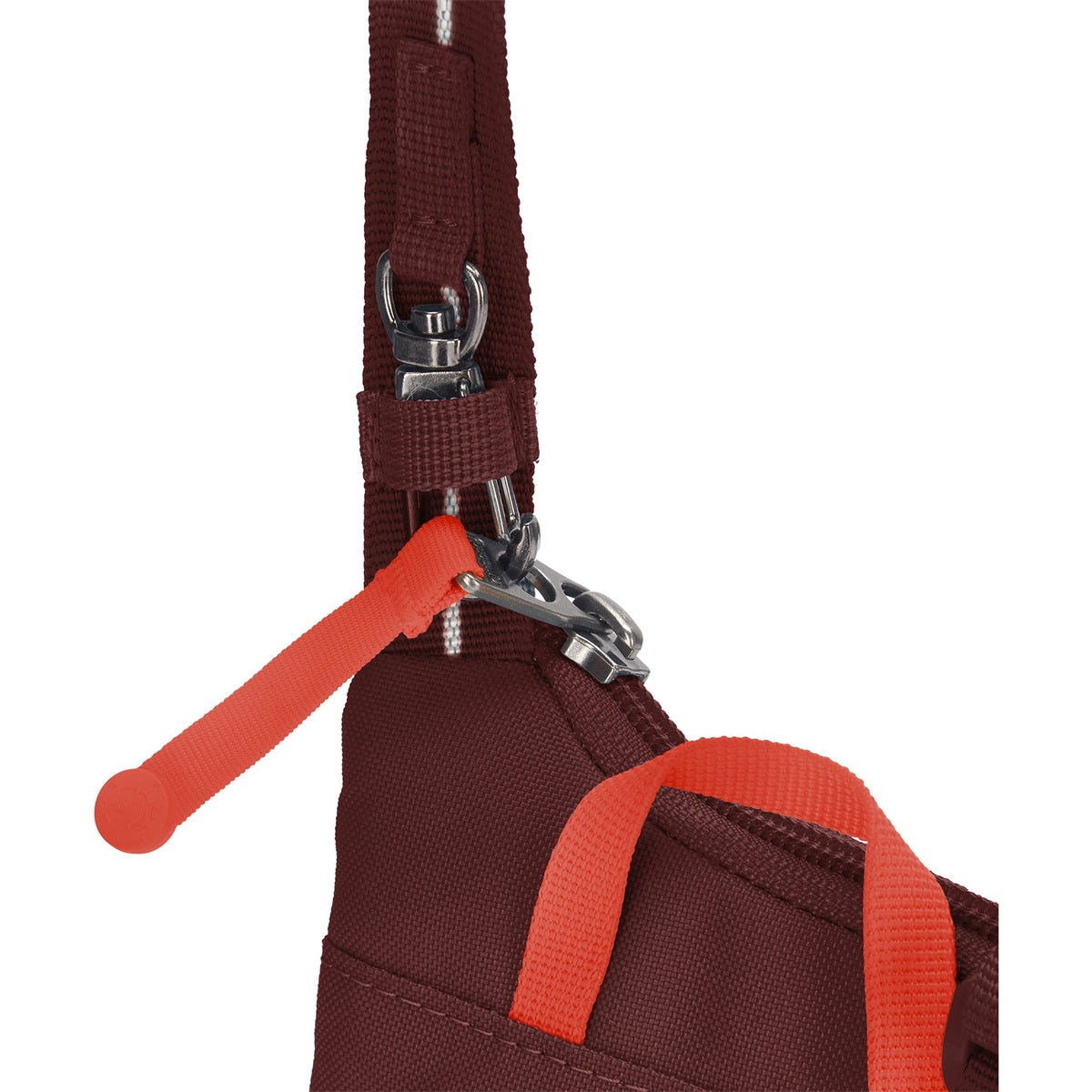 Pacsafe Go Tech Crossbody Garnet Red
