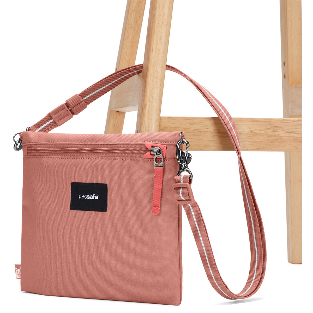 Pacsafe Go Crossbody Pouch Rose