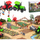 Farm A Farm With Animals And Machinery 49pcs.