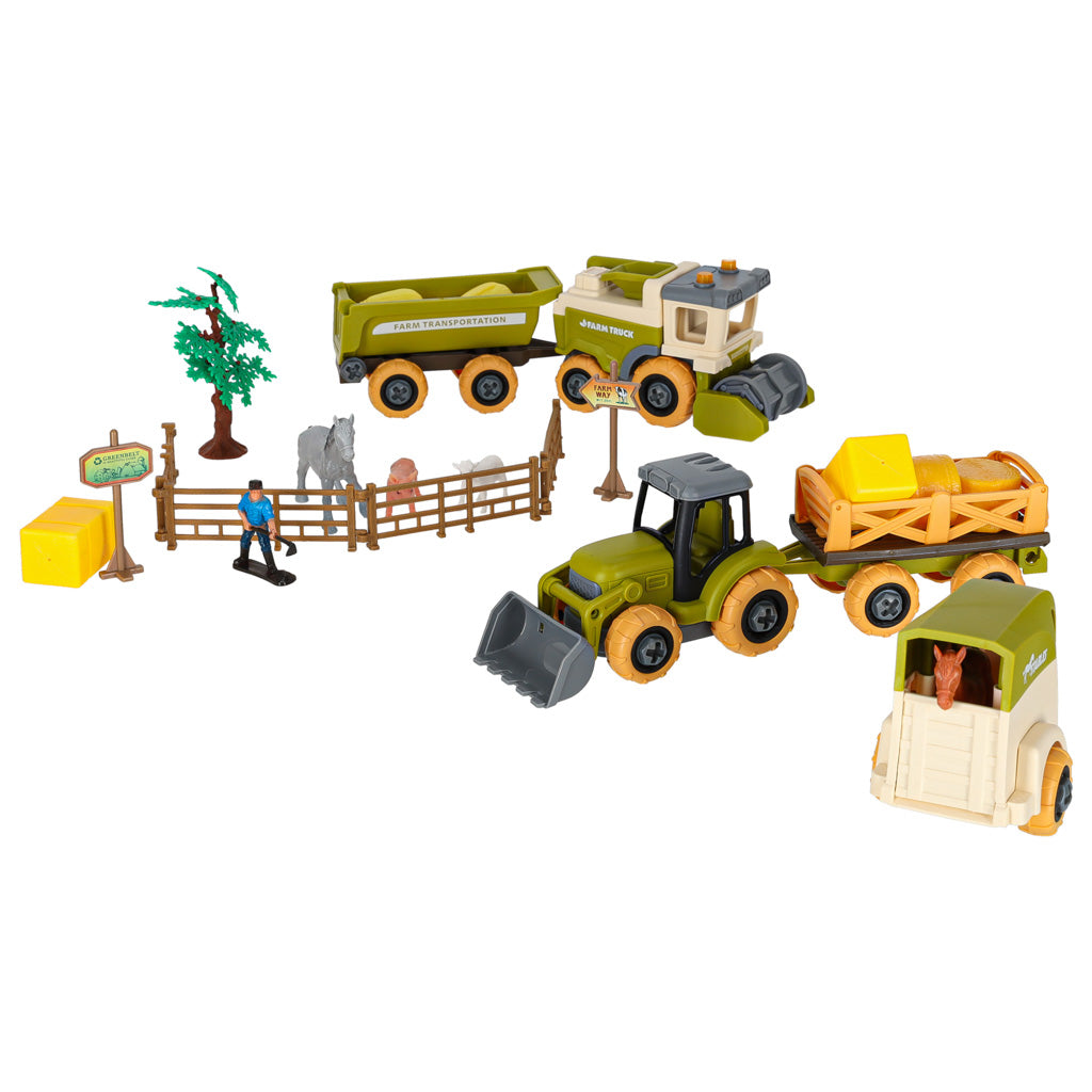 Farm Farm Combine Harvester Twist Seeder