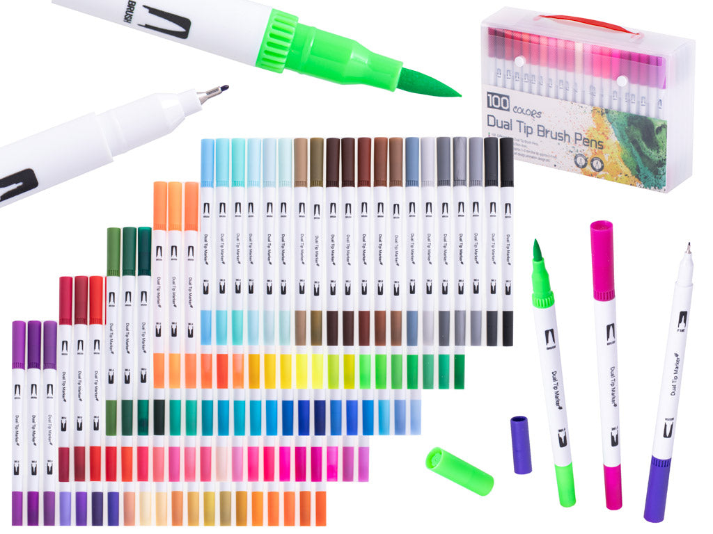 Color Markers Marker Pens Set Of 100pcs