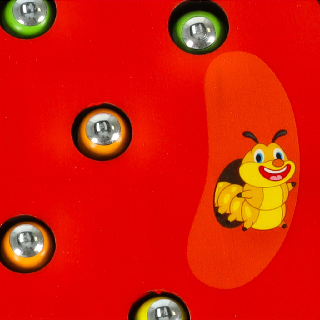 Magnetisk trä Caterpillar Apple