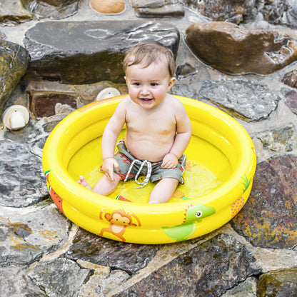 Swim Essentials baba medence - sárga - Golden Safari - Ø 60 cm