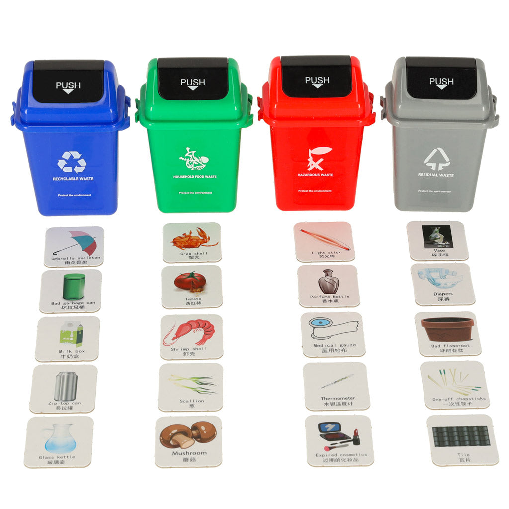Educational Skill Game Garbage Segregation Waste Segregation Learning Eko + 108 Cards