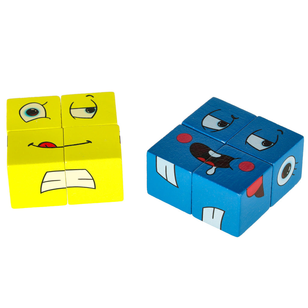 Kreatívne bloky výzva meniaca sa tvár v plechovke