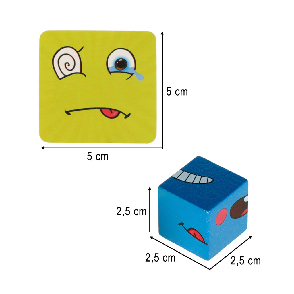 Kreatívne bloky výzva meniaca sa tvár v plechovke