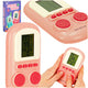 Console portátil de jogo eletrônico de arcade rosa