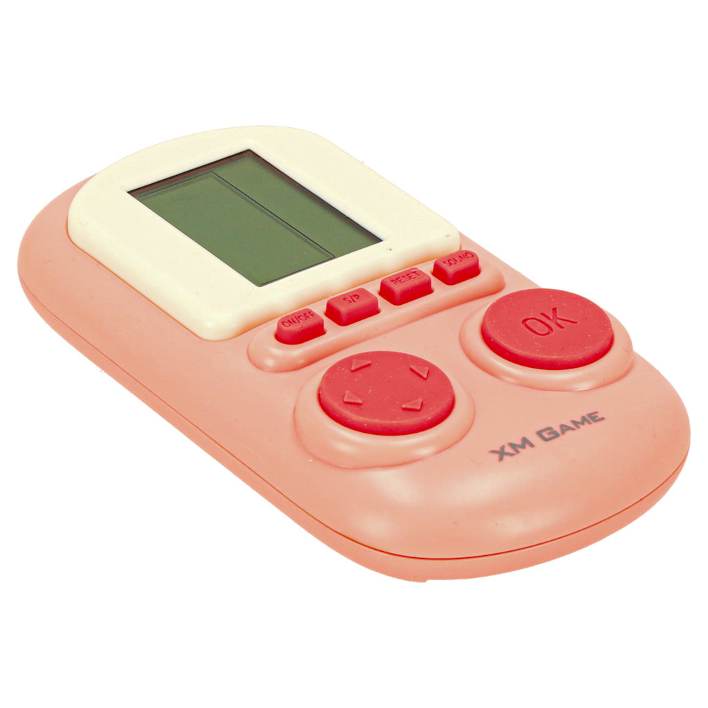 Console portátil de jogo eletrônico de arcade rosa