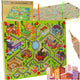 Magnetic Maze Game Wooden Board Travel Big City 2 Players