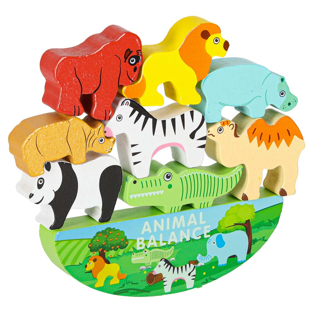 Puzzlespiel zum Ausbalancieren von Safaritieren