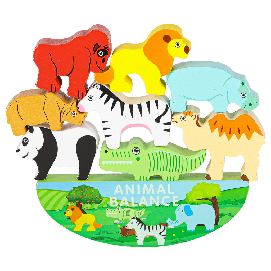 Puzzle hra Vyvažovanie zvierat na safari