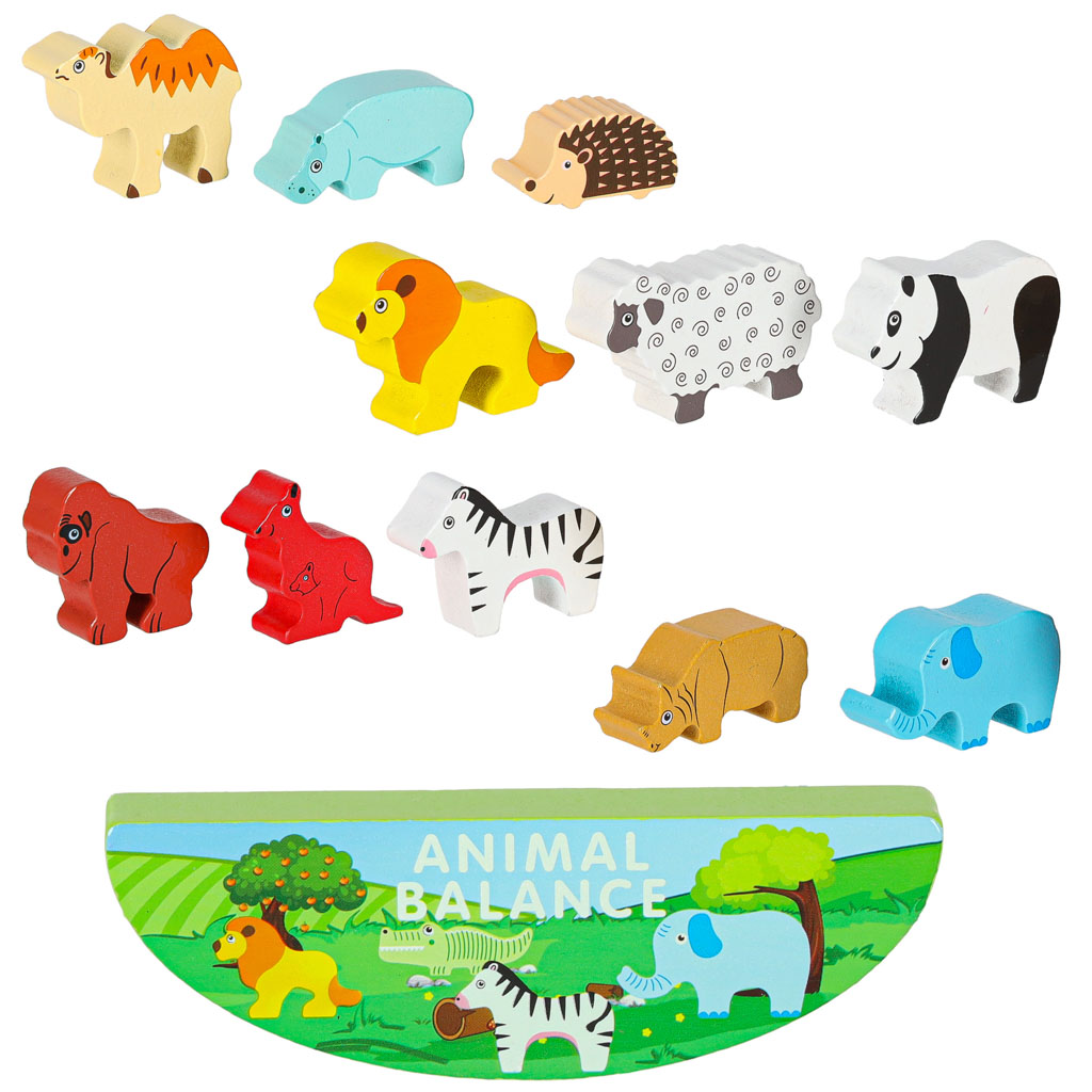 Puzzle hra Vyvažovanie zvierat na safari