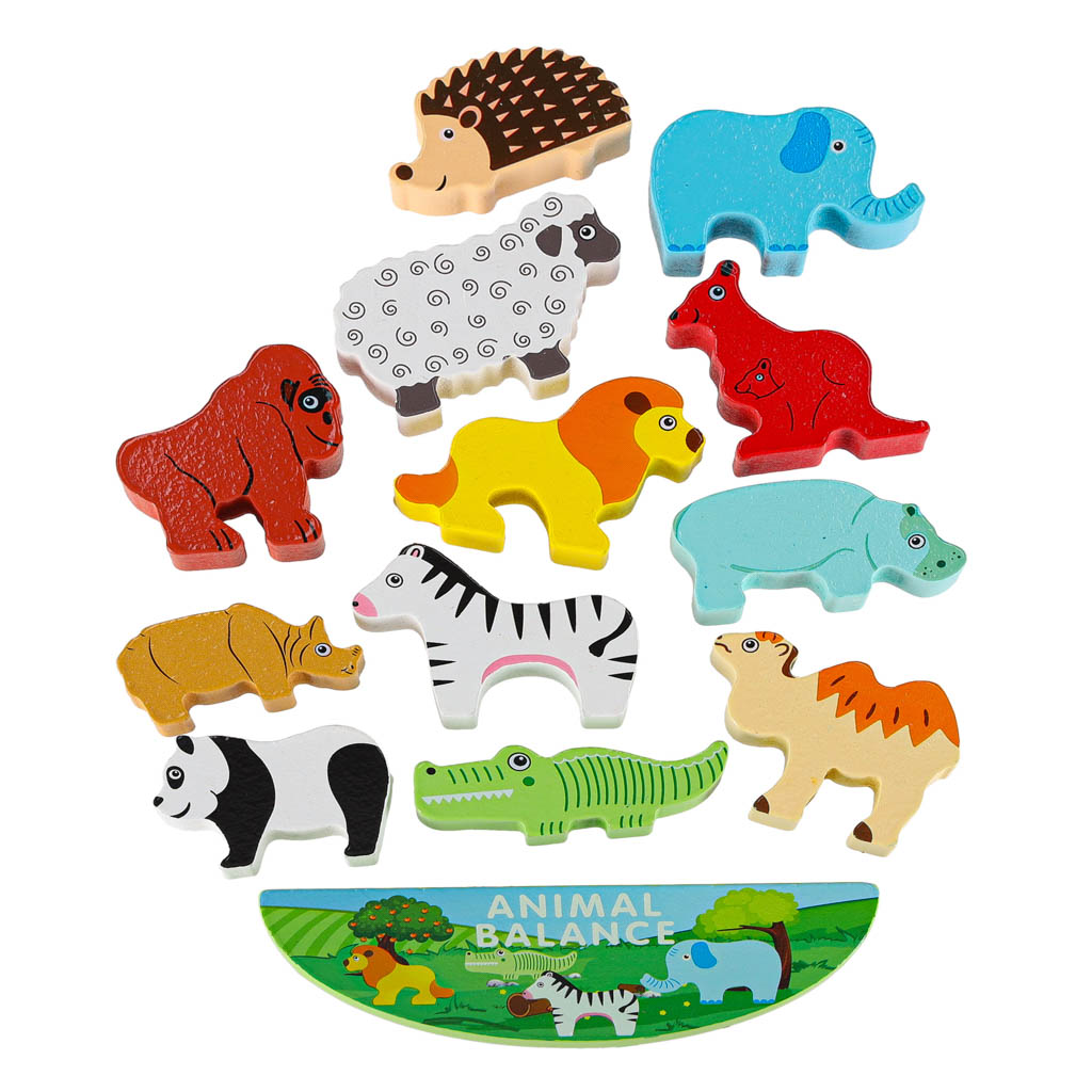 Puzzle hra Vyvažovanie zvierat na safari