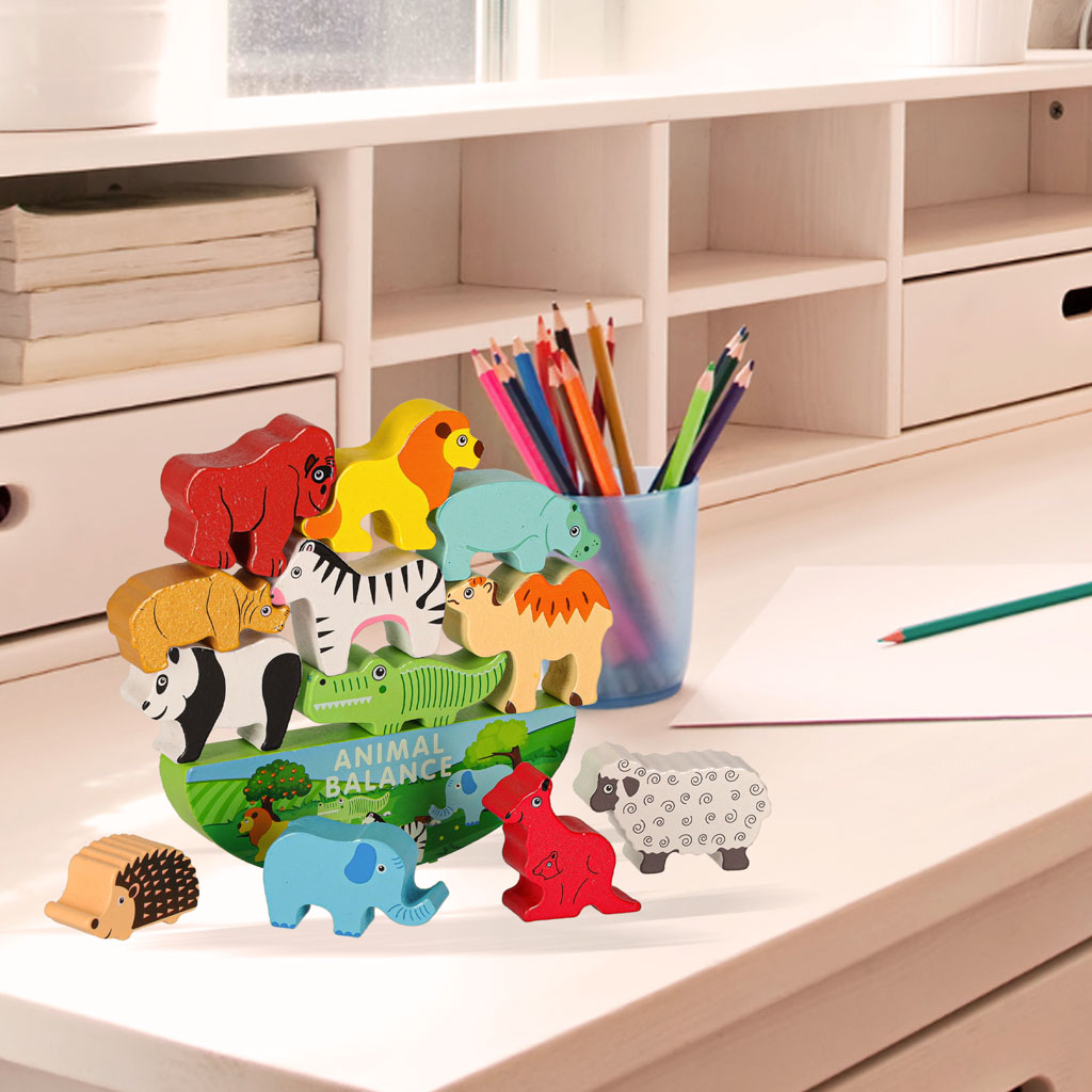 Puzzle hra Vyvažovanie zvierat na safari