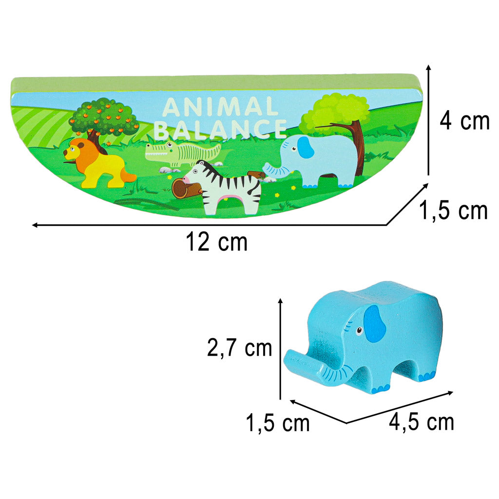 Puzzle hra Vyvažovanie zvierat na safari